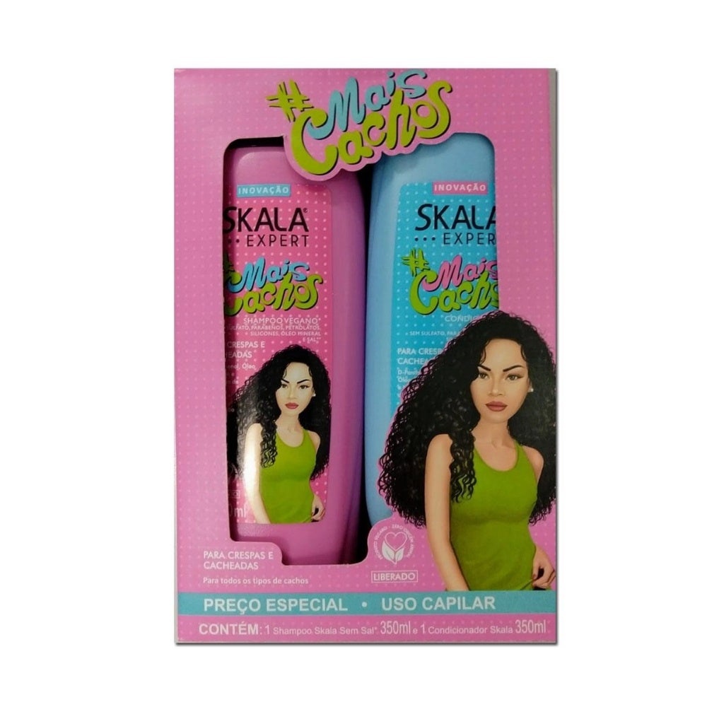 Kit Shampoo + Condicionador Skala Mais Cachos 325ml - Beauty