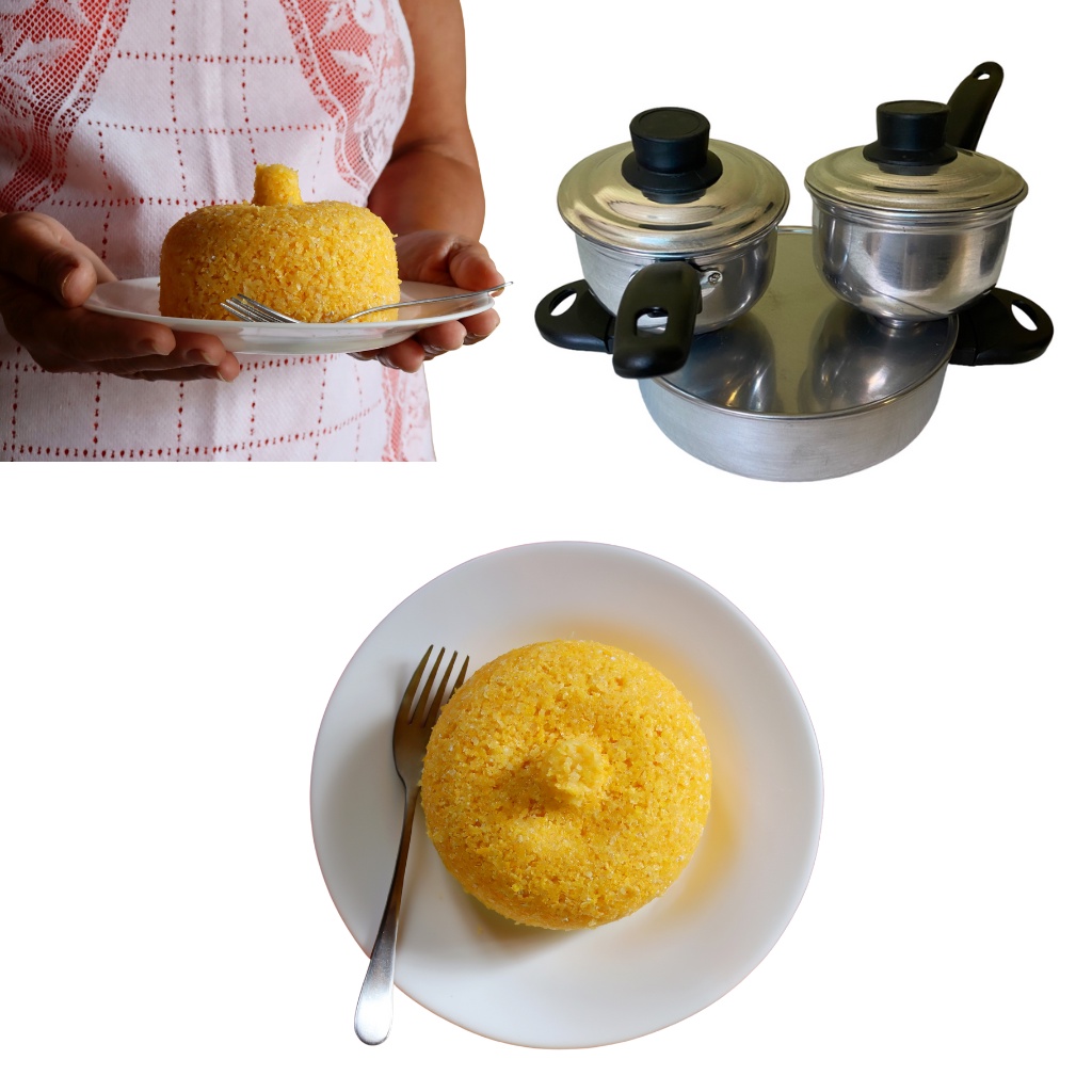 Cuscuzeiro Nordestino Porção Para Duas Pessoas em Alumínio Resistente Para Sua Cozinha Cuscuzeira Drone em Oferta na Shopee