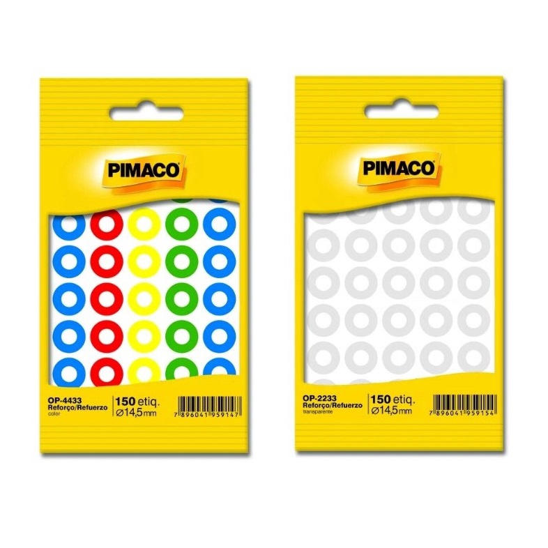 Reforço Adesivo para Fichário Pimaco - Kit ou Unidade em Oferta na Shopee