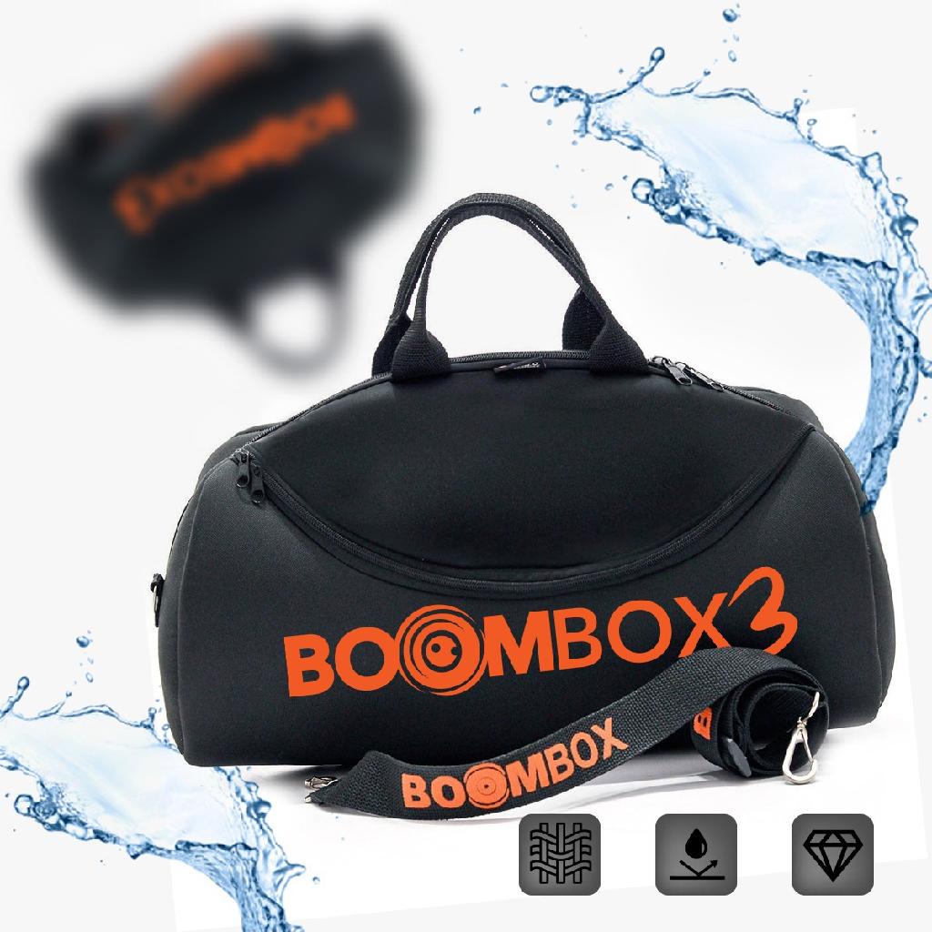 Bolsa Case Capa Jbl Boombox 3 Impermeável Acolchoada Premium com Alça Ajustável e Bolso para Cabos
