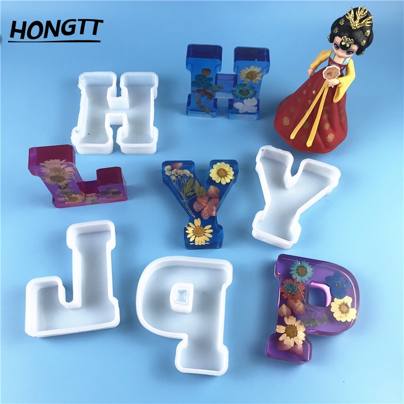 16 cm A A Z Letra Do Alfabeto Moldes De Silicone Epóxi Resina Molde Para Diy Ofício Resina Festa De Aniversário em Oferta na Shopee