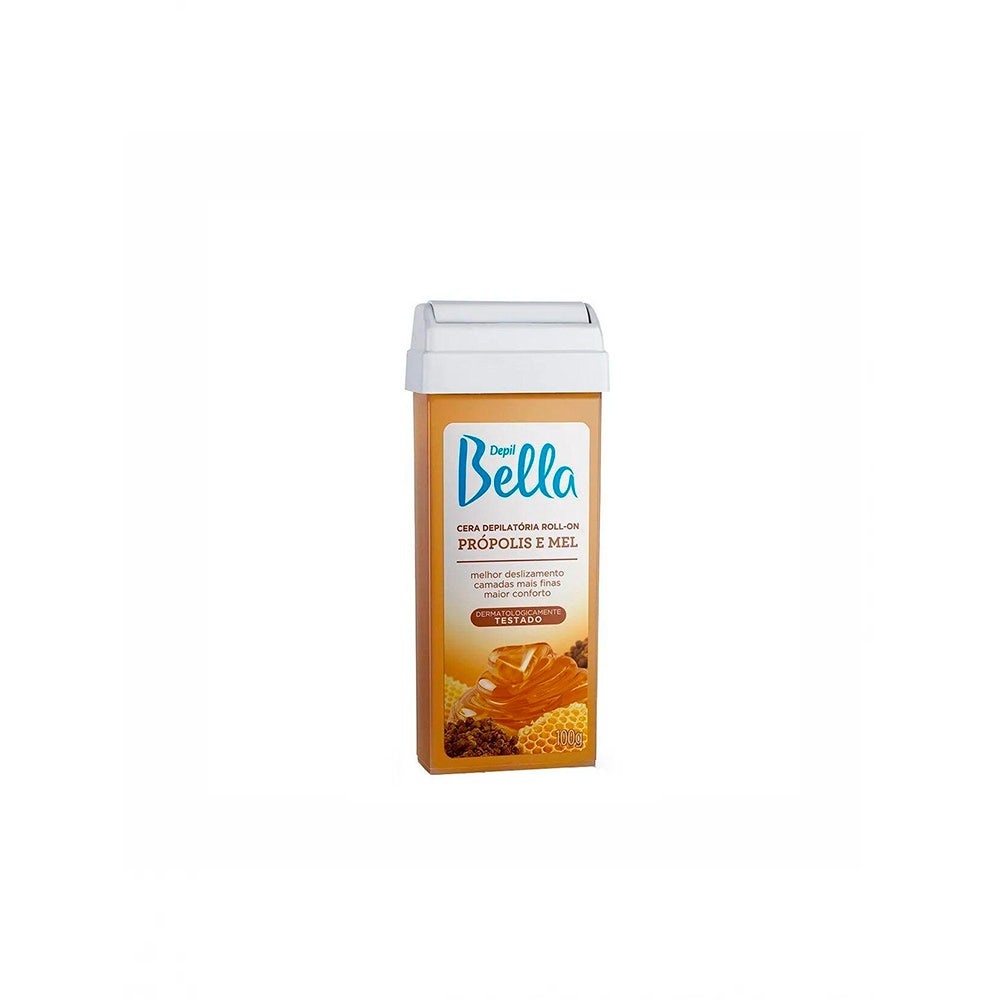 Cera Depilatória Roll On Depil Bella Própolis Refil 100g em Oferta na Shopee