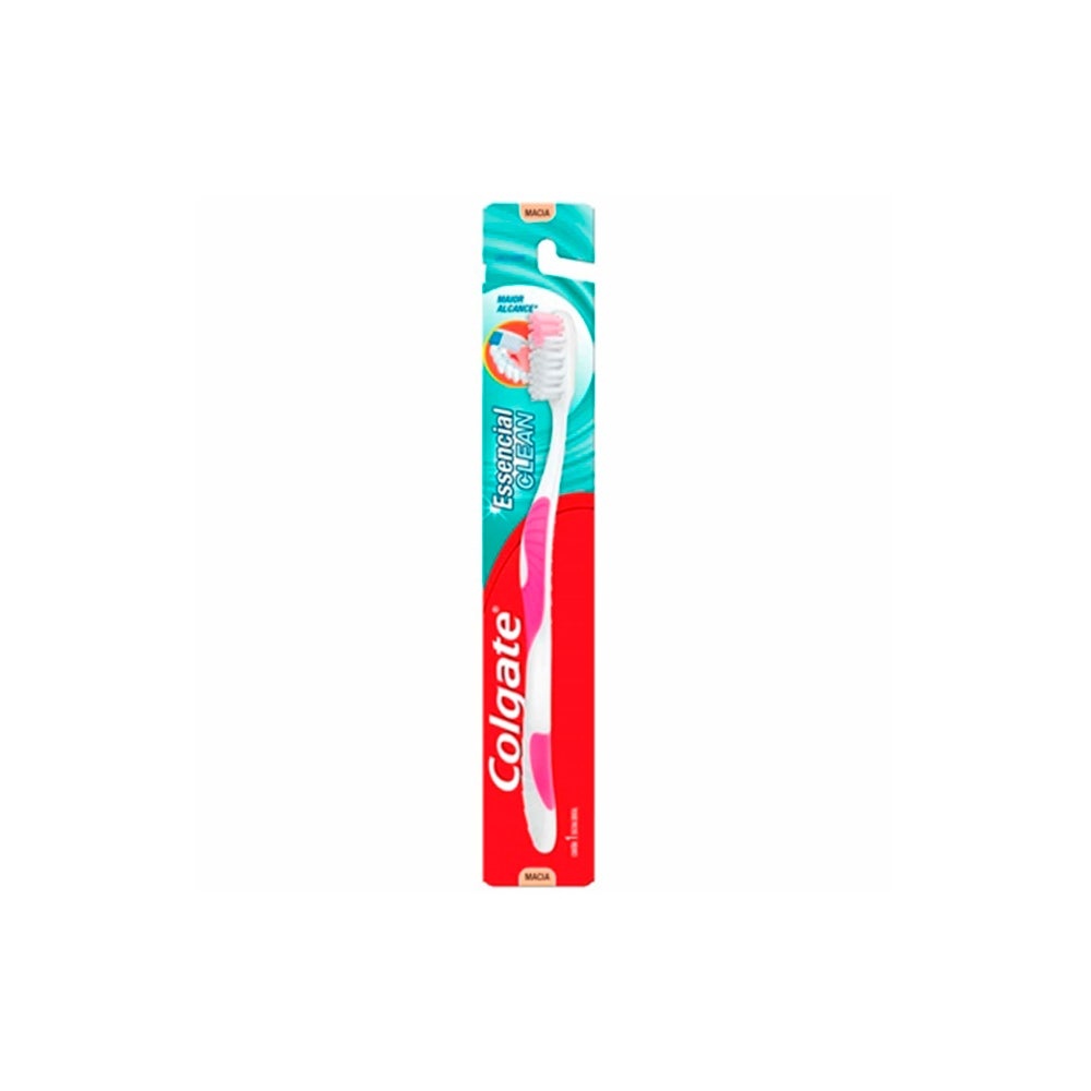Escova Dental Colgate Essencial Clean Macia em Oferta na Shopee