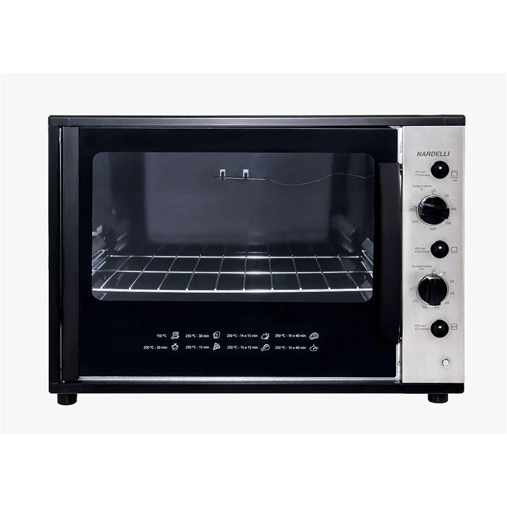 Forno Elétrico de Bancada Nardelli com Espeto Giratório SMART60-S 60 Litros Branco 220V