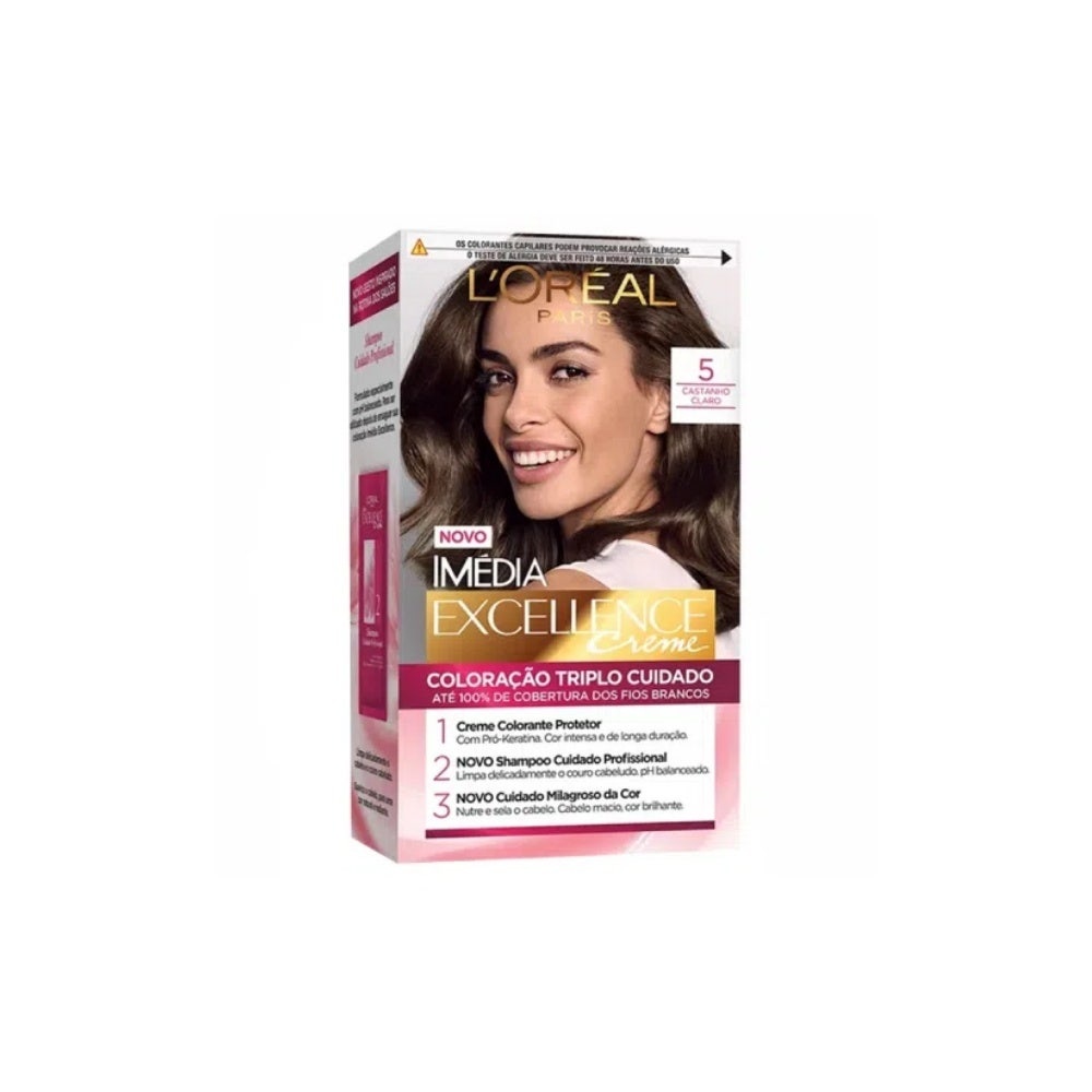 Tintura Imédia 5 Castanho Claro em Oferta na Shopee