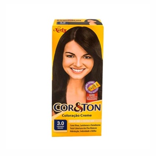 Tintura Cor & Ton 3.0 Castanho Escuro em Oferta na Shopee