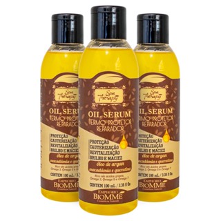Kit 3 Óleo de Argan Capilar Protetor Reparador Biomme Spa Therapy PROMOÇÃO