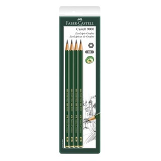 Lápis preto SM/C90006B com 4 unidades Faber-Castell