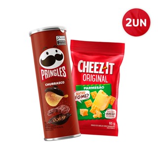 Combo Pringles Churrasco 109G E Cheez It Parmesão 65G