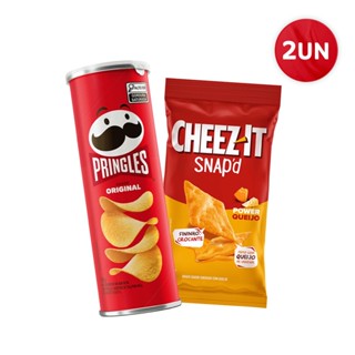 Combo Pringles Original 104G E Snap´D Power Queijo 90G