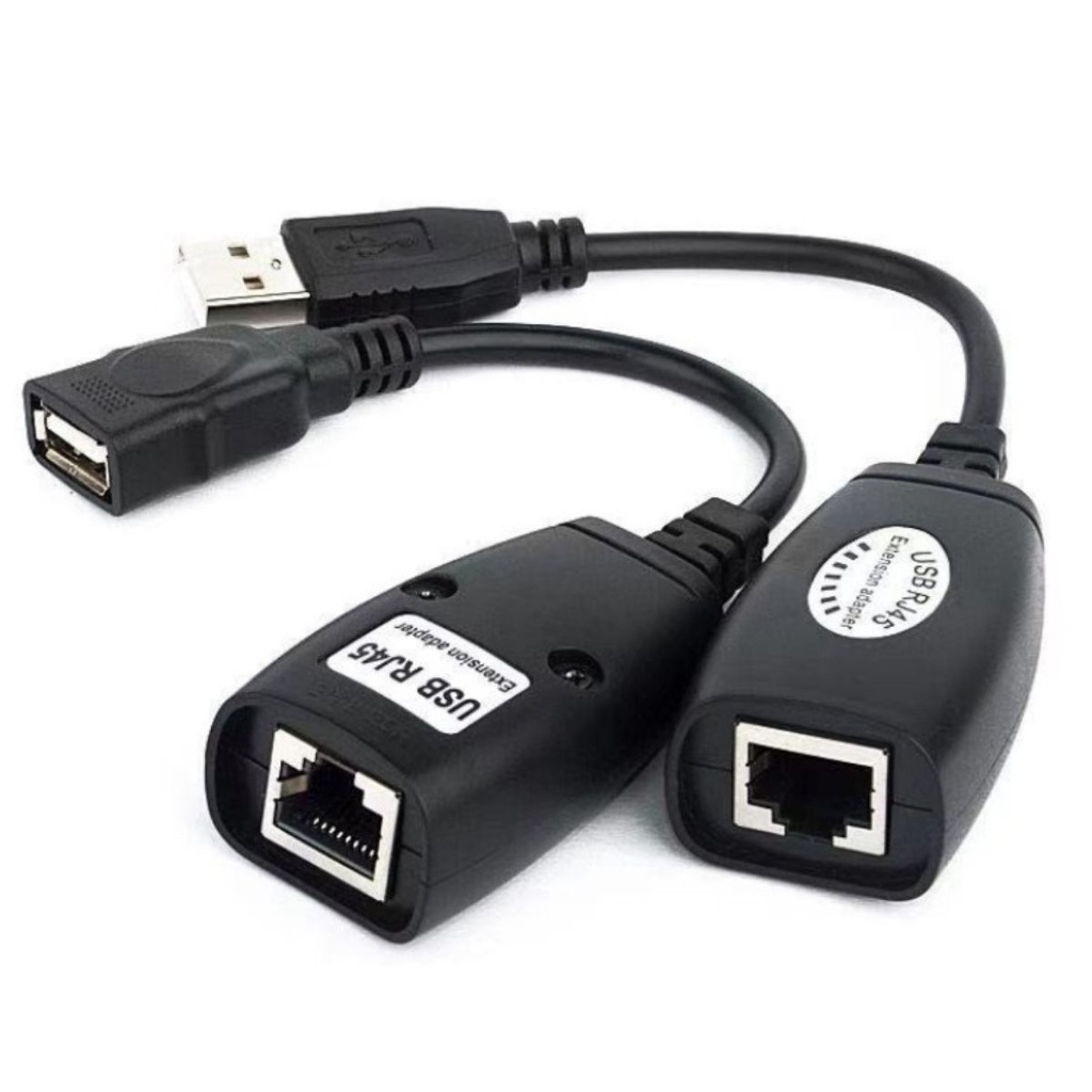 Cabo Usb Adaptador Extensor Rj45 Via Cabo De Rede
