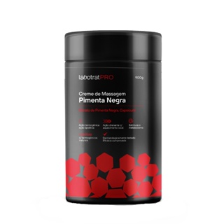 Creme Massagem Pimenta Negra Redução Medidas Labotrat 900g em Oferta na Shopee