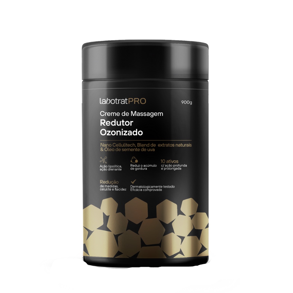 Creme Massagem Ozonizado Reduz Celulite Medida Labotrat 900g em Oferta na Shopee
