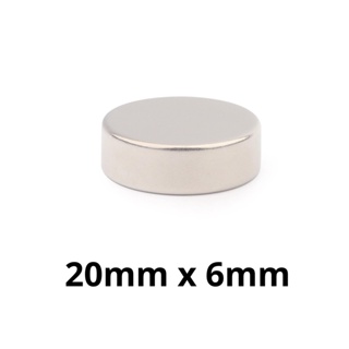 Kit 5 Peças Imã Neodímio Potente Disco Magnético N35 20x6mm Pastilha Redondo Pequeno Super Forte em Oferta na Shopee