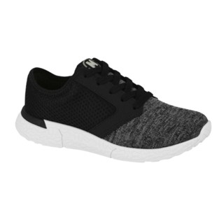 Tênis Esportivo Molekinho Fresh Cinza e Preto