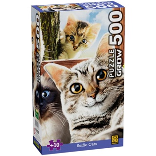 Puzzle 500 peças Selfie Cats em Oferta na Shopee