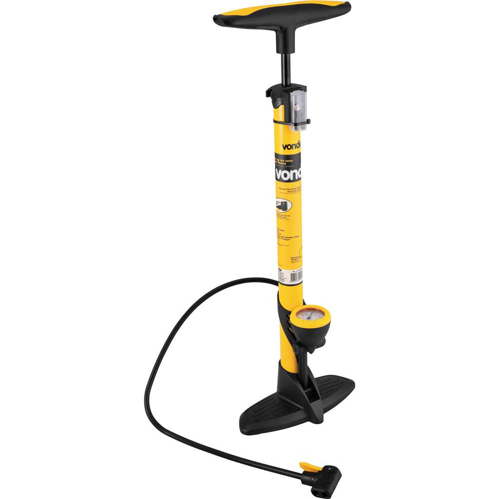 Bomba Para Encher Pneus Carro Moto Bike Bicicleta 60cm Vonder