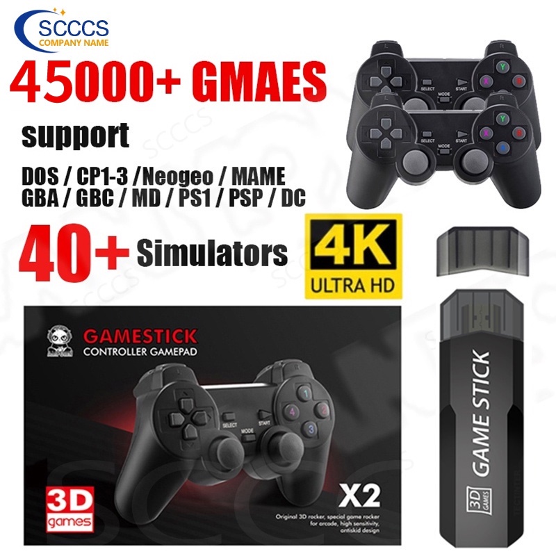 Video Game Stick Lite 4K 15.000 mil Jogos Videogame Consoles Retrô Para PSP PS1 GBA GN
