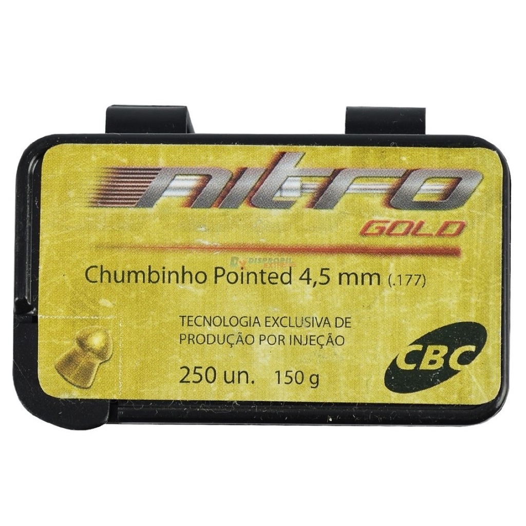 CHUMBINHO 4,5 POINTED NITRO GOLD em Oferta na Shopee