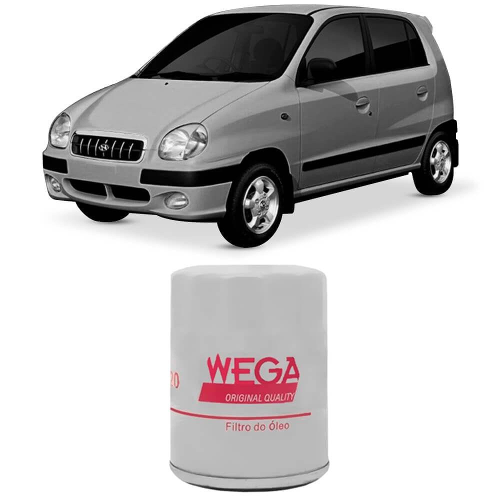 Filtro Óleo Hyundai Atos 1.0 2000 A 2003 Wega