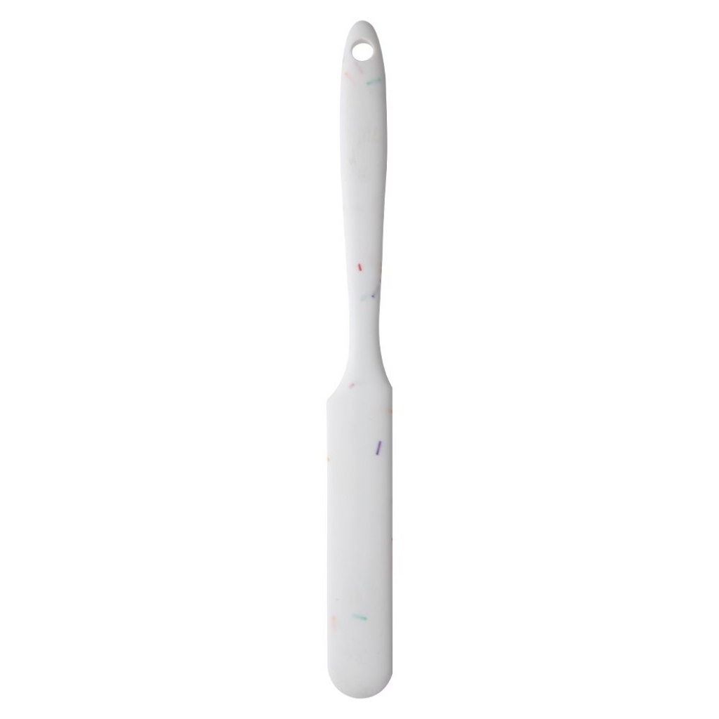 Espátula de Confeiteiro Grande Silicone Granulado Branco 24,2cm Clink Confeitos