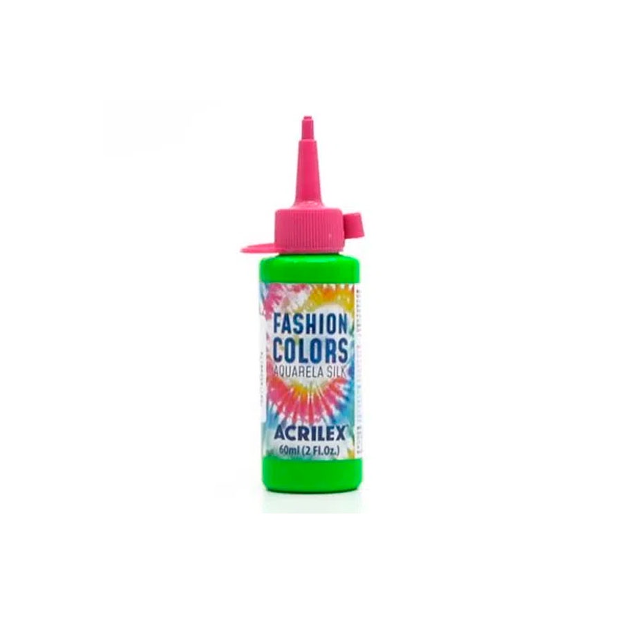 Tinta Aquarela Para Tecido 60ml - Verde - 1 unidade - Acrilex - Rizzo em Oferta na Shopee