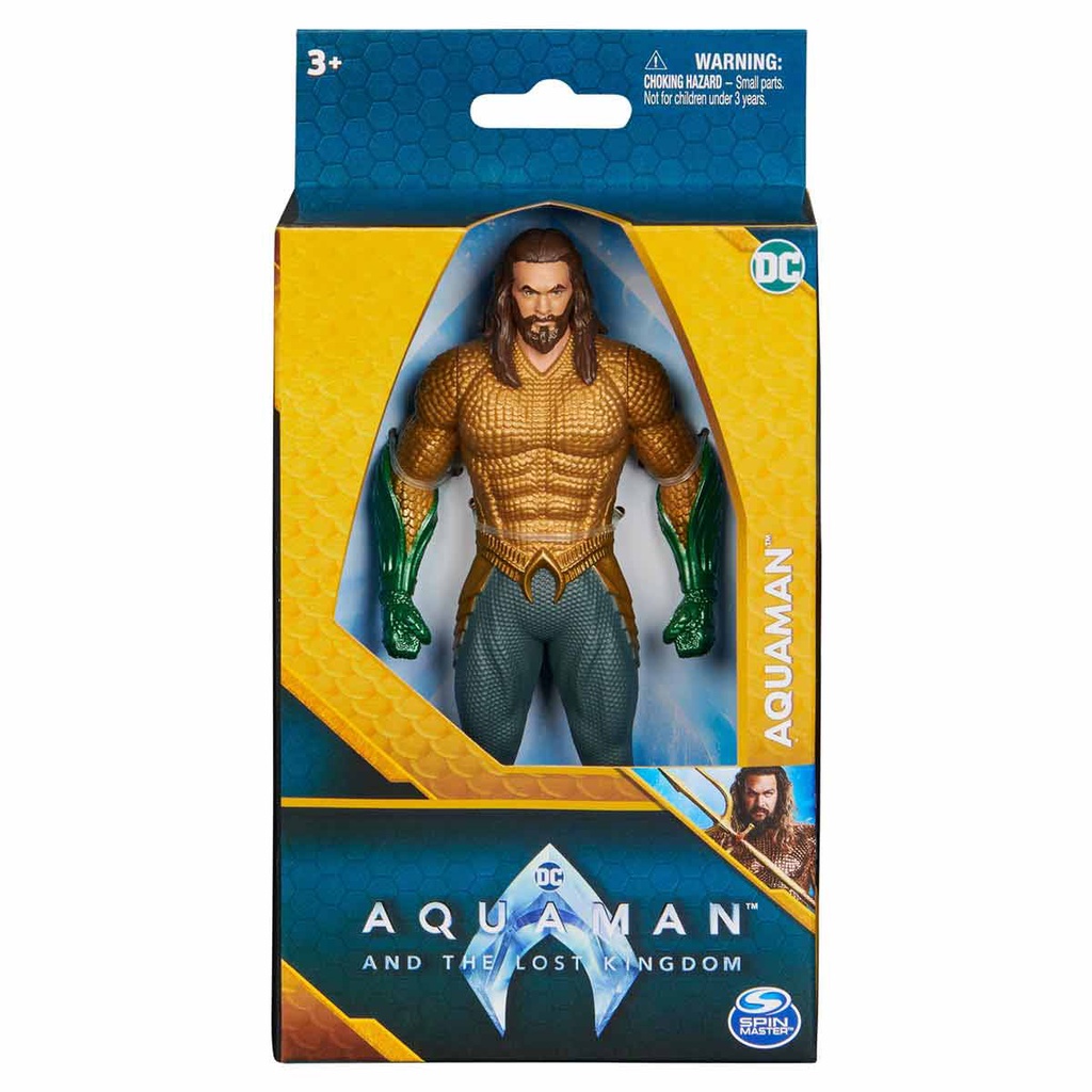 Boneco Aquaman de 15cm - Filme Aquaman 2 em Oferta na Shopee