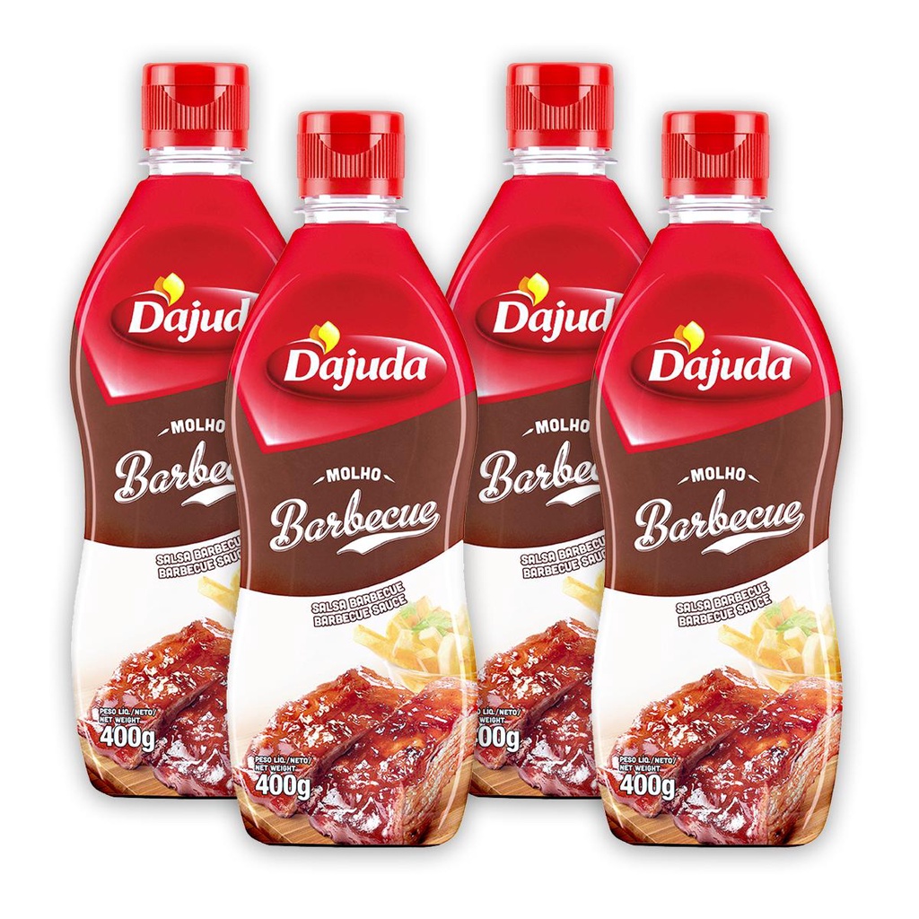 4Un Molho Barbecue DAjuda De 400G Para Churrasco Lanches Costela Porco Lanches Acompanhamento