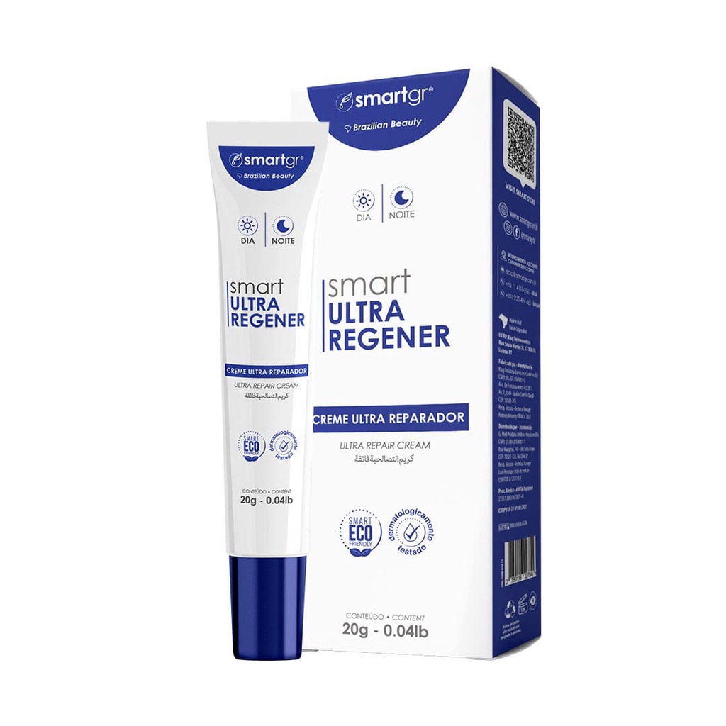 Creme Ultra Reparador Queimaduras Irritação na Pele Smart GR