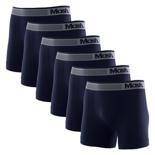 Kit 6 Cuecas Boxer Mash Microfibra Sem Costura 710.01 em Oferta na Shopee