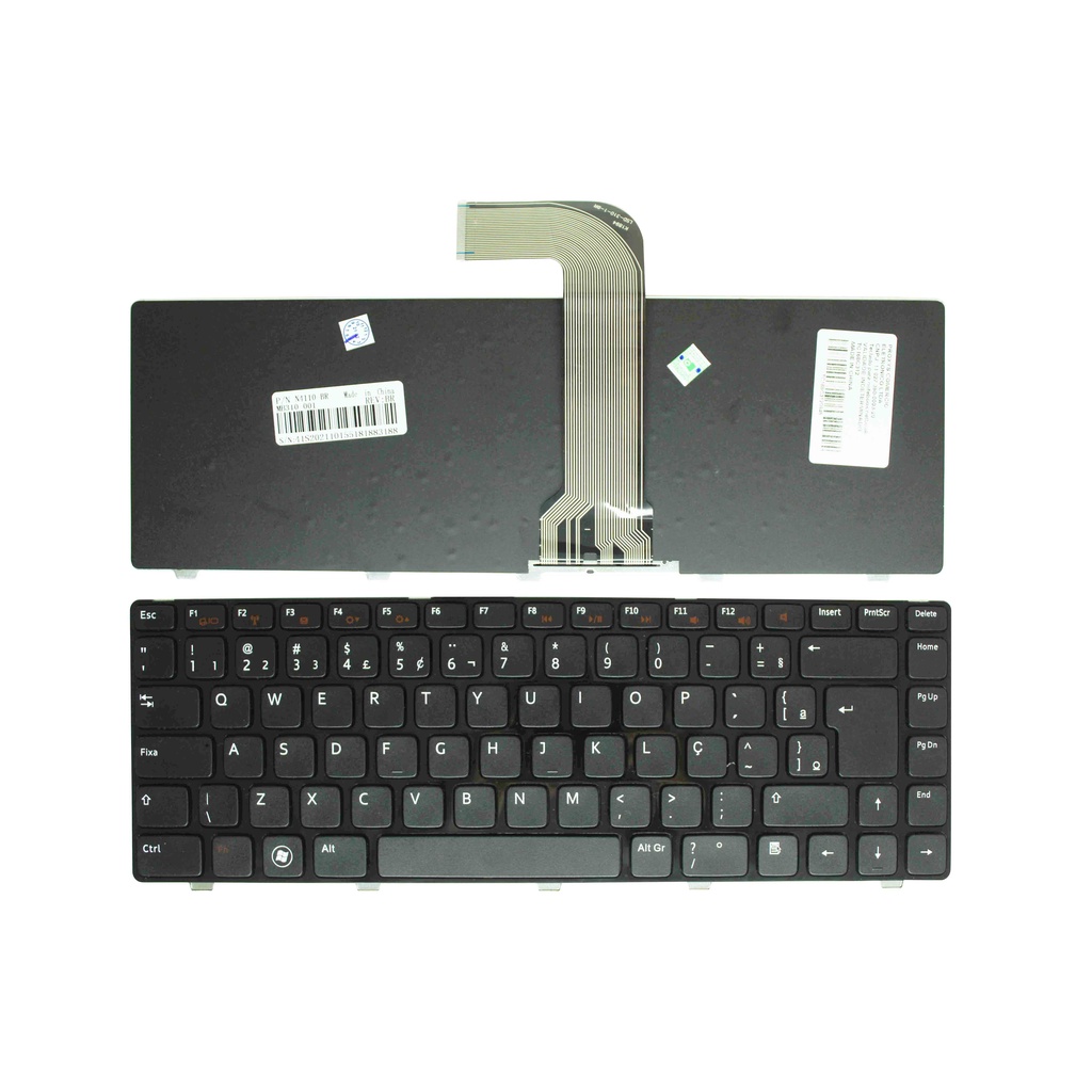 TECLADO DELL N4050/N4110/M4110/M4040/P22G/VOS. V131/VOS.3560/14R 5420/3450/INSP. 7520 XPS L502