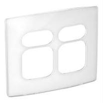 Placa 4x4 2+2 posto junto e 1+1 posto separado Nereya Pial Legrand gloss 663453