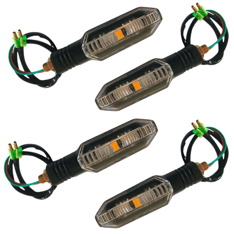 Kit 4 Pisca Led Com Parafuso Seta Cb Twister 250 Lander 250 titan125/150 Universal