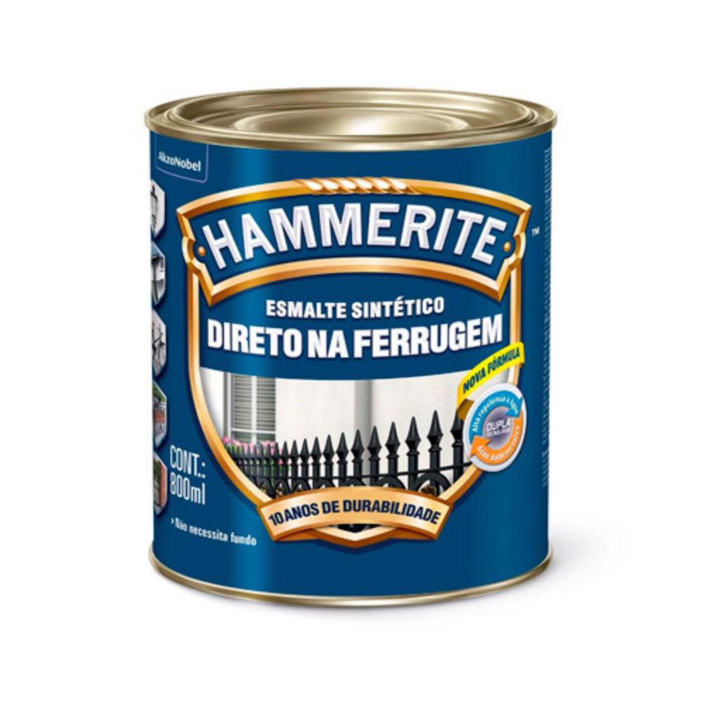 Coral Esmalte Hammerite Cor Preto 800ml