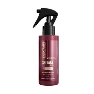 Spray Elixir Nutritivo Shitake Plus Bio Extratus 100ml Reconstrução Cabelos Desvitalizados