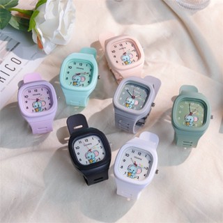 Relógio de Silicone Estilo ins Tendência Brilhante Pulseira Quadrada para Estudantes de Esportes Alta Beleza em Oferta na Shopee