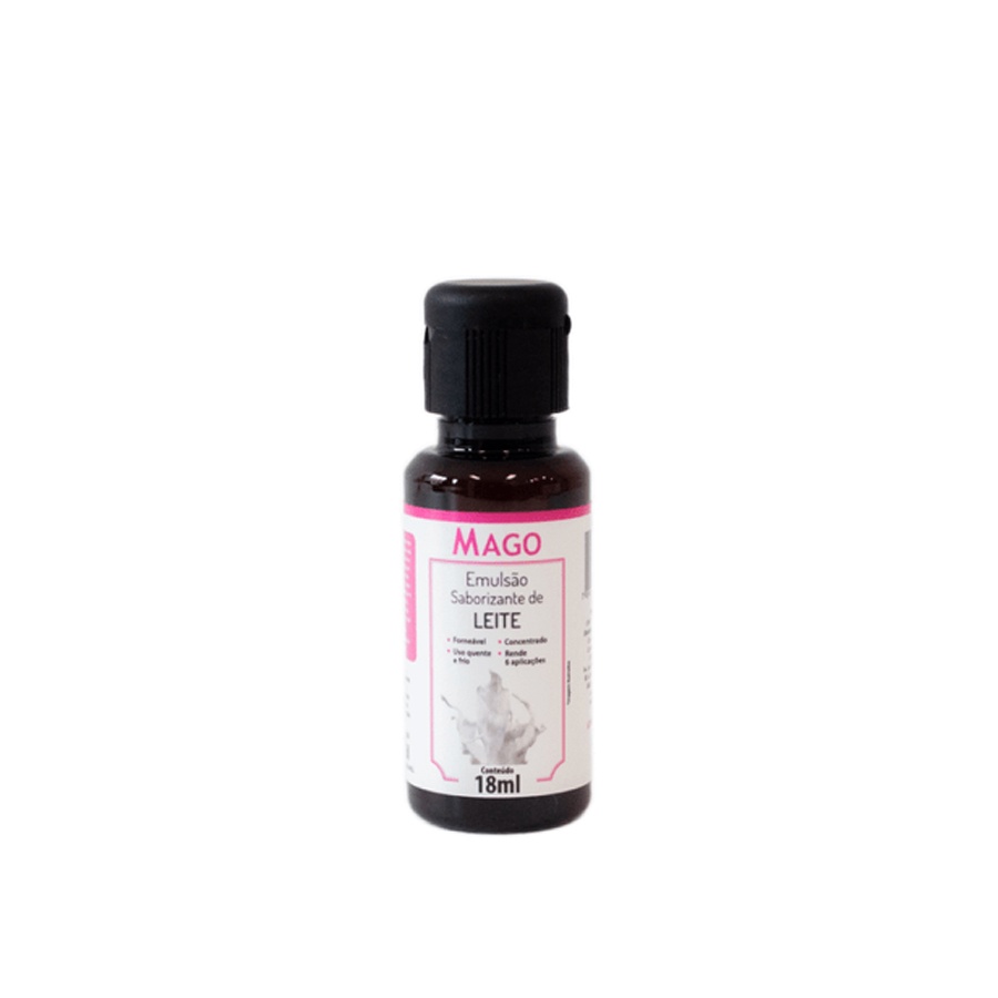 Emulsão Saborizante de Leite 18ml - 1 Unidade - Mago - Rizzo - Food & Beverages