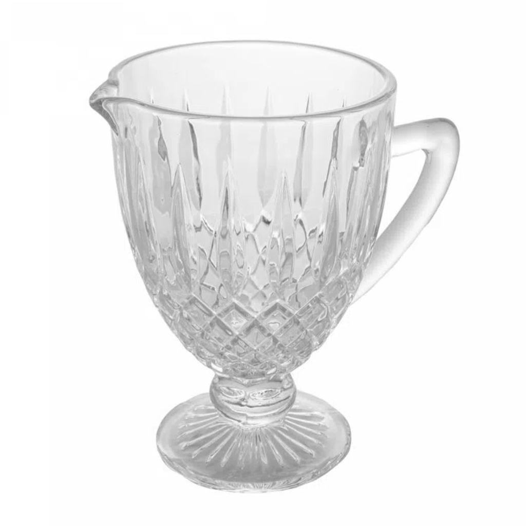 Jarra De Vidro Para Servir Suco Água Bebidas 1 Litro Com Alça Luxo Diamond em Oferta na Shopee