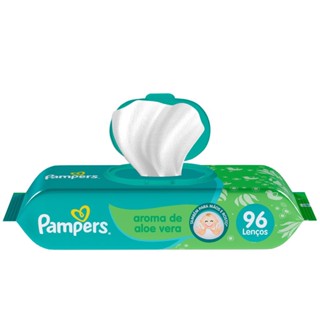 Lenços Umedecidos Pampers Aroma de Aloe Vera 96un