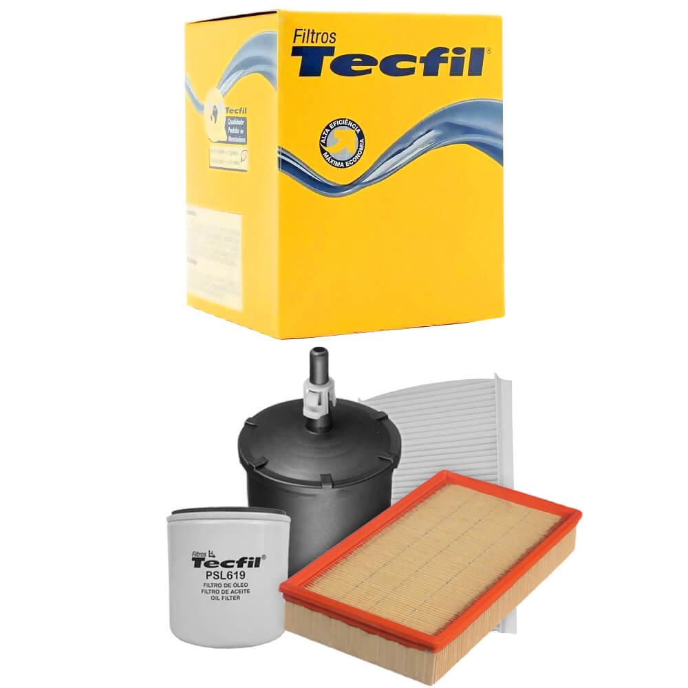 Kit Troca De Filtros Celta 1.0 1.4 8v Gasolina Flex Tecfil