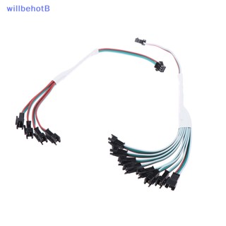 [WillbehotB] Repetidor De Fita LED Mini Amplificador De Sinal Para WS2812B WS2811 SK6812 3Pin RGBIC Módulo Endereçável 1 A 4/8 5-24V [Novo]