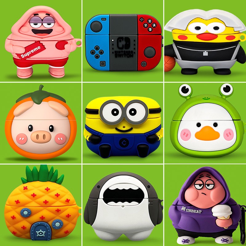 【 Stock Ready 】 Cartoon Estojo Criativo Para Xiaomi Redmi Buds 4 Pro Capa De Fone De Ouvido Soft Shell