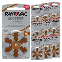 Pilha Auditiva 312 Rayovac Bateria Pr41 kit 60 unidades