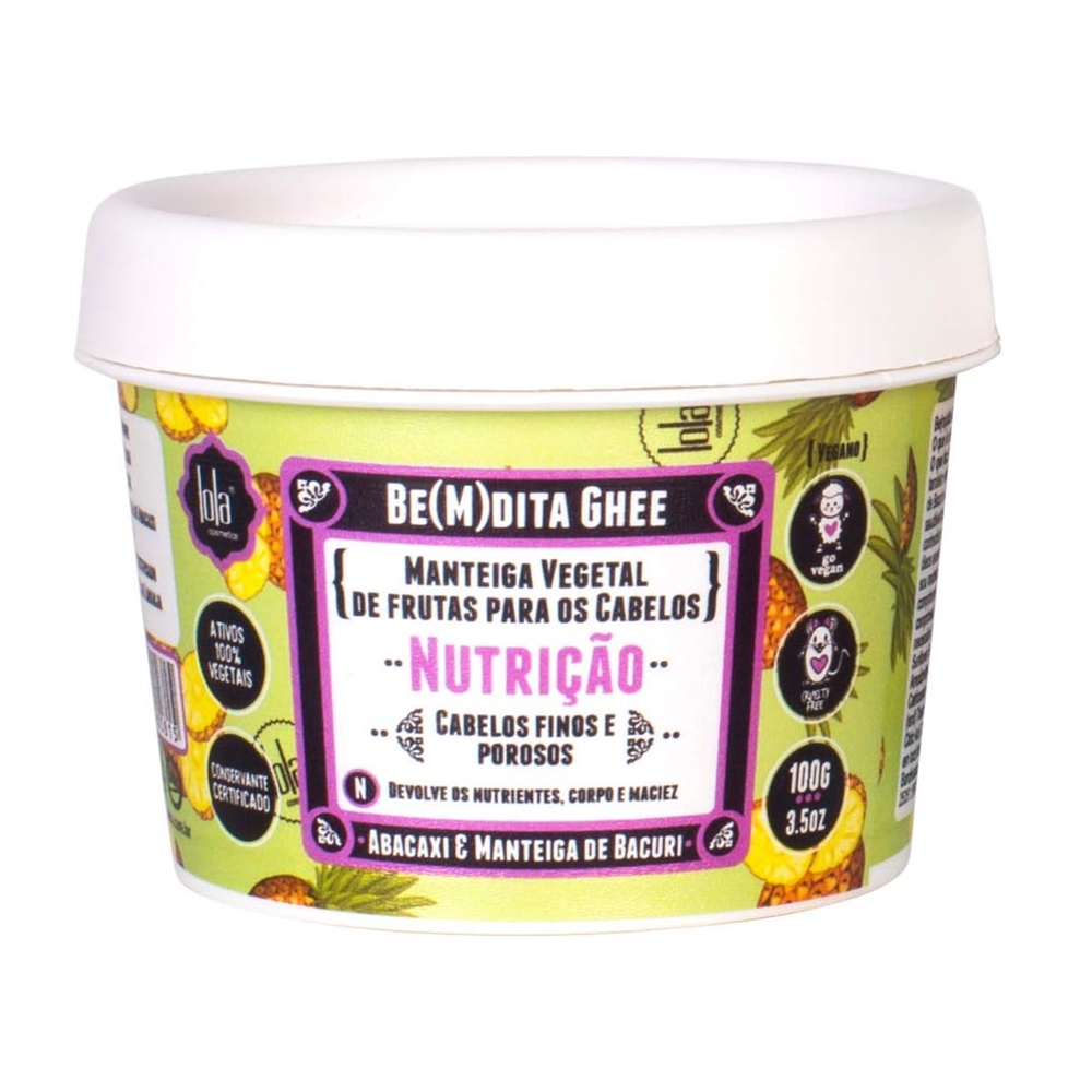Máscara de Nutrição Lola Cosmetics Be(M)Dita Ghee - 100G