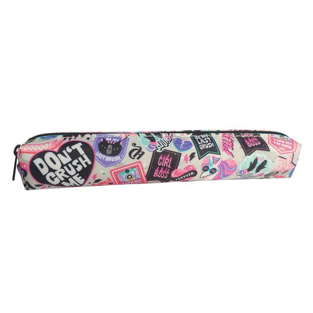 Estojo Univ Tubo Rosa Capricho Tilibra