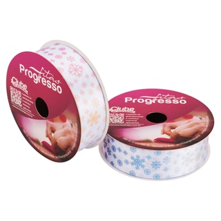 Fita de Cetim ECF003TR 15mm - Cor 061 - Flocos de Neve Degradê Candy - Rolo 10 metros  - 1 unid em Oferta na Shopee