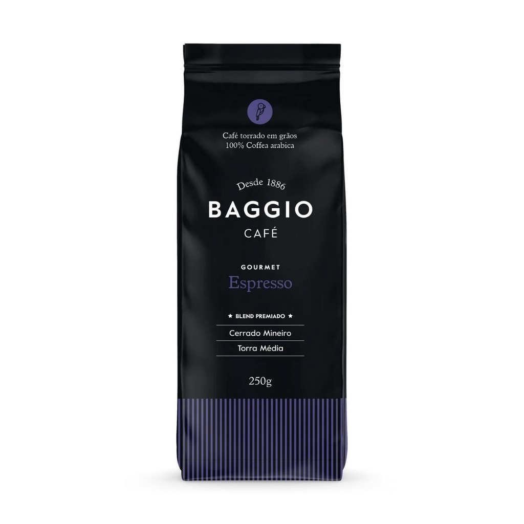 Café Gourmet em Grão Baggio Espresso 250g