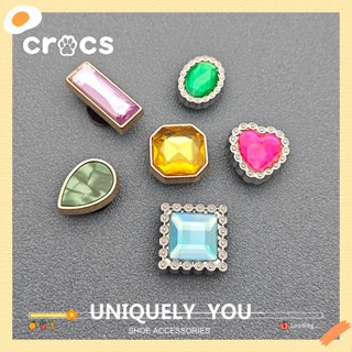 Crocs jibbitz Fivelas De Sapato De Pedra Preciosa Coloridas metal Da Moda E Decorativas Estilo Coreano