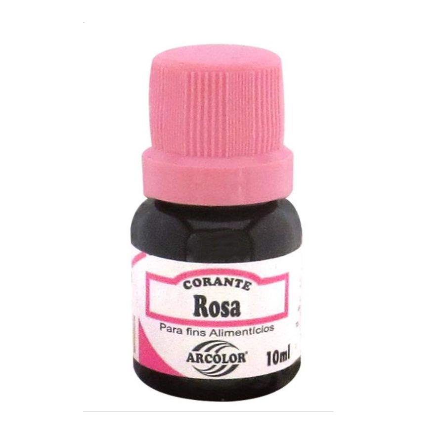 Corante Liquido Rosa 10ml Arcolor - Rizzo Distribuidora em Oferta na Shopee