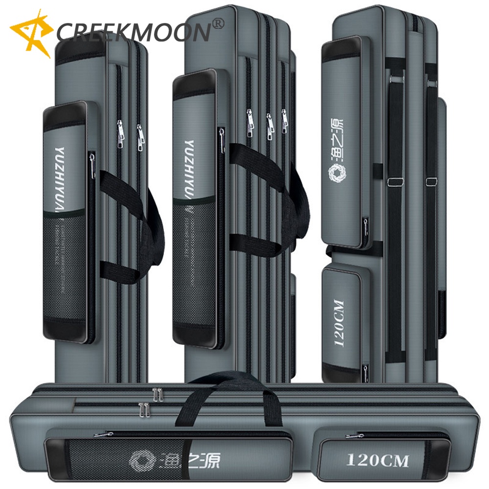 Saco De Pesca À Prova D'água Vara De 3/4 Camadas Espessas Oxford Caixa De 80-130cm De Grande Capacidade em Oferta na Shopee